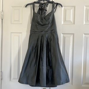 Wuxi Chin for Maggie Boutique Grey Silk Dress